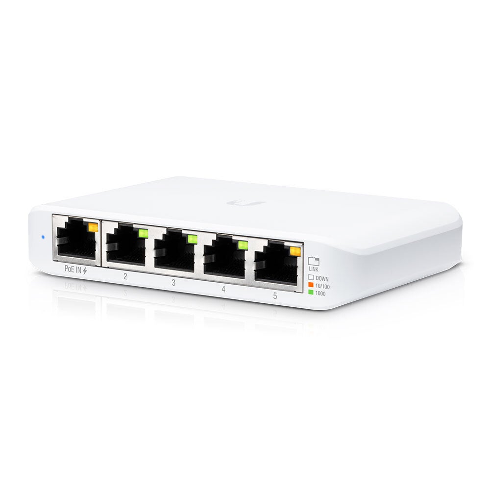 Ubiquiti 5 Port 5V UniFi PoE Ports Managed Gigabit Ethernet Network Switch White