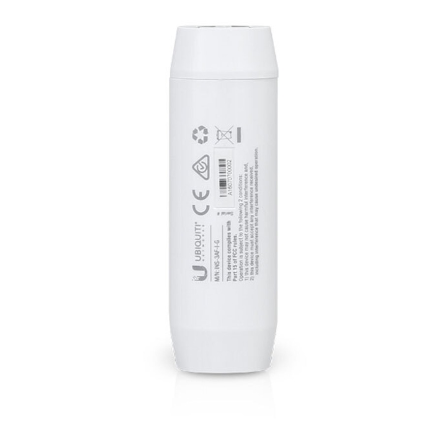 Ubiquiti RJ45 802.3Af 48V To 24V Converter POE Power Ethernet Adapter White