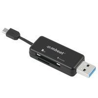 Ultra Dual USB 3.0/Card/Micro 2.0 OTG Reader/Hub for Android/Laptop/Data Sync