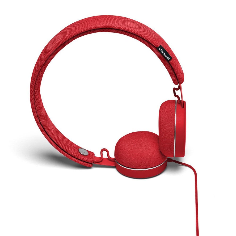 Urbanears Humlan On-Ear Headphones Headset w/Remote Mic for Smartphones Red