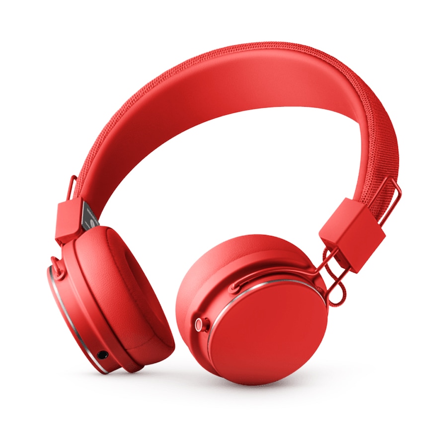 Urbanears Plattan 2 Over Ear Wireless Bluetooth Stereo Headphones Set Tomato Red