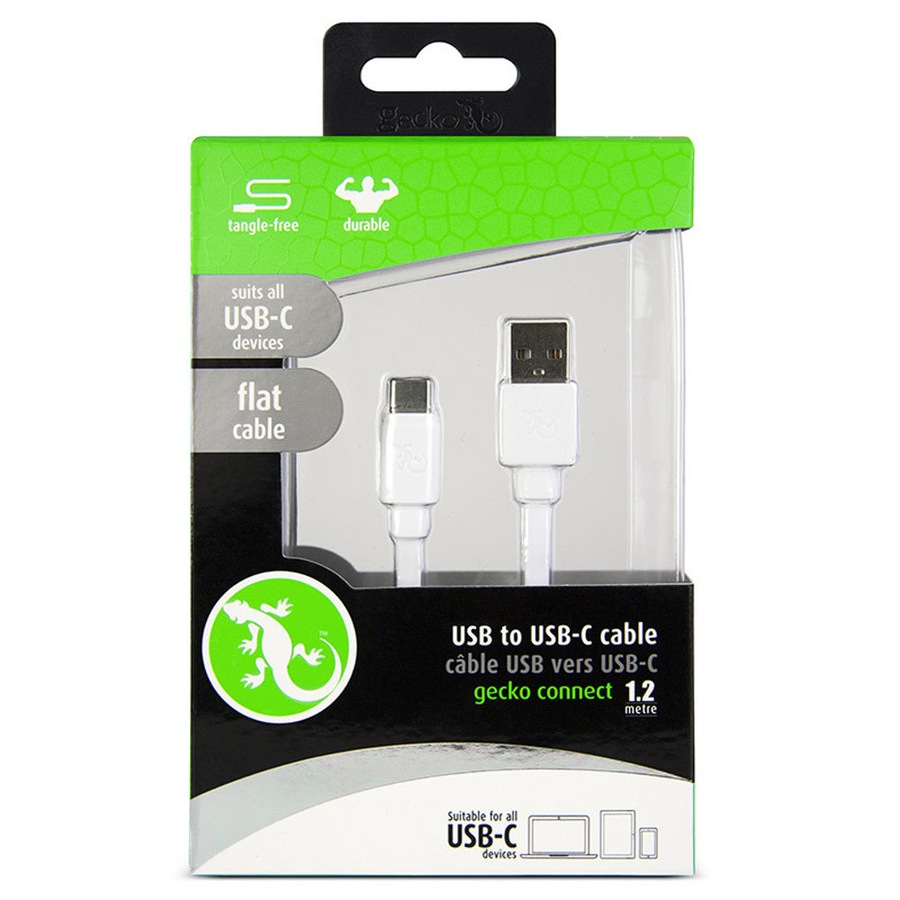 Gecko USB C Type C Charging Cable Charger/Sync/Data 1.2m Google/Samsung S8