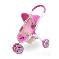 Valco 56cm Baby Like Mum Doll Pram/Mini Stroller Toy/Kids/Children/Ladybug/Pink