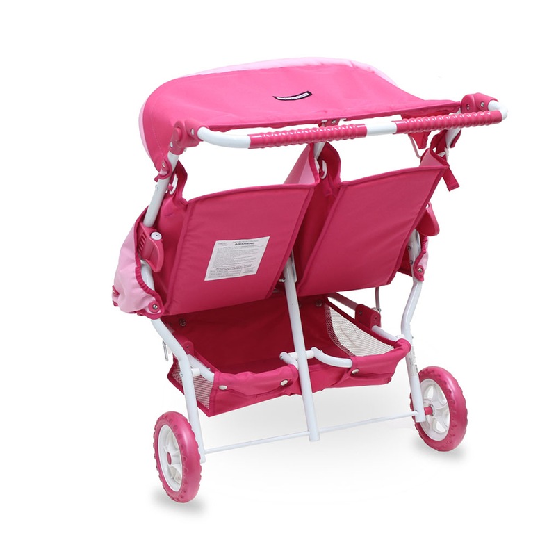 Buy Valco Baby Just Like Mum Mini Marathon Twin Doll Pram/Stroller Toy