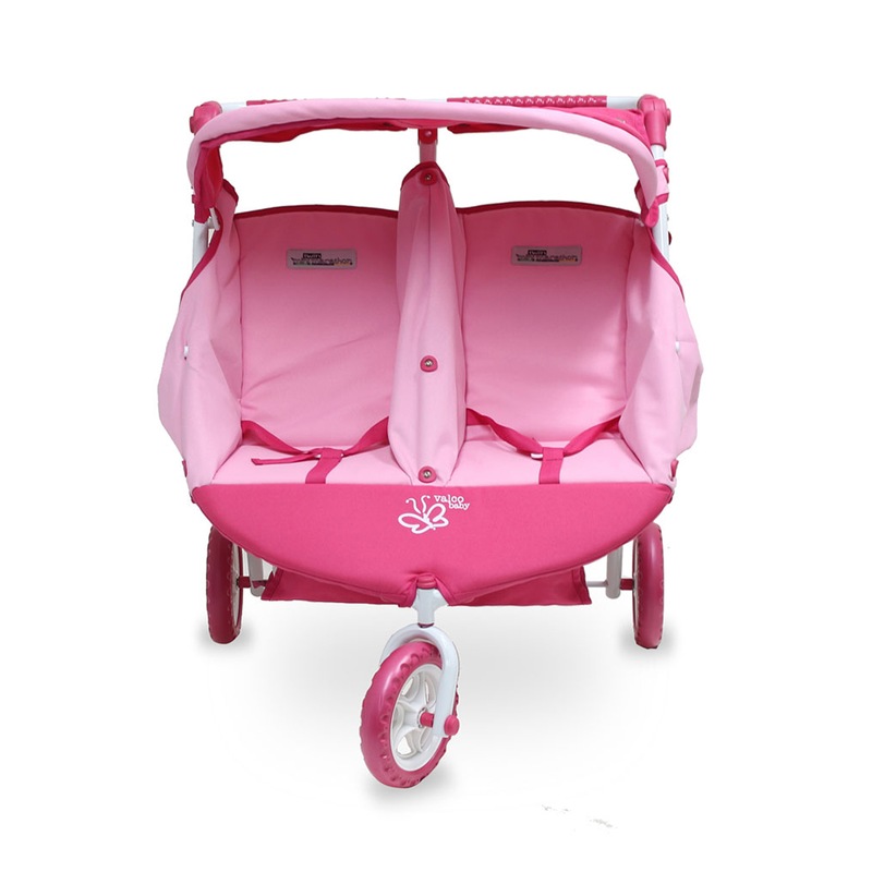 Buy Valco Baby Just Like Mum Mini Marathon Twin Doll Pram/Stroller Toy