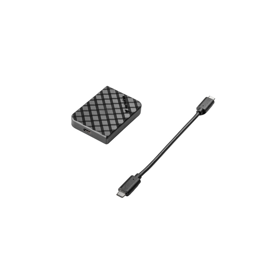 Verbatim Store N Go Mini Diamond USB-C SSD Portable Drive 2TB Black