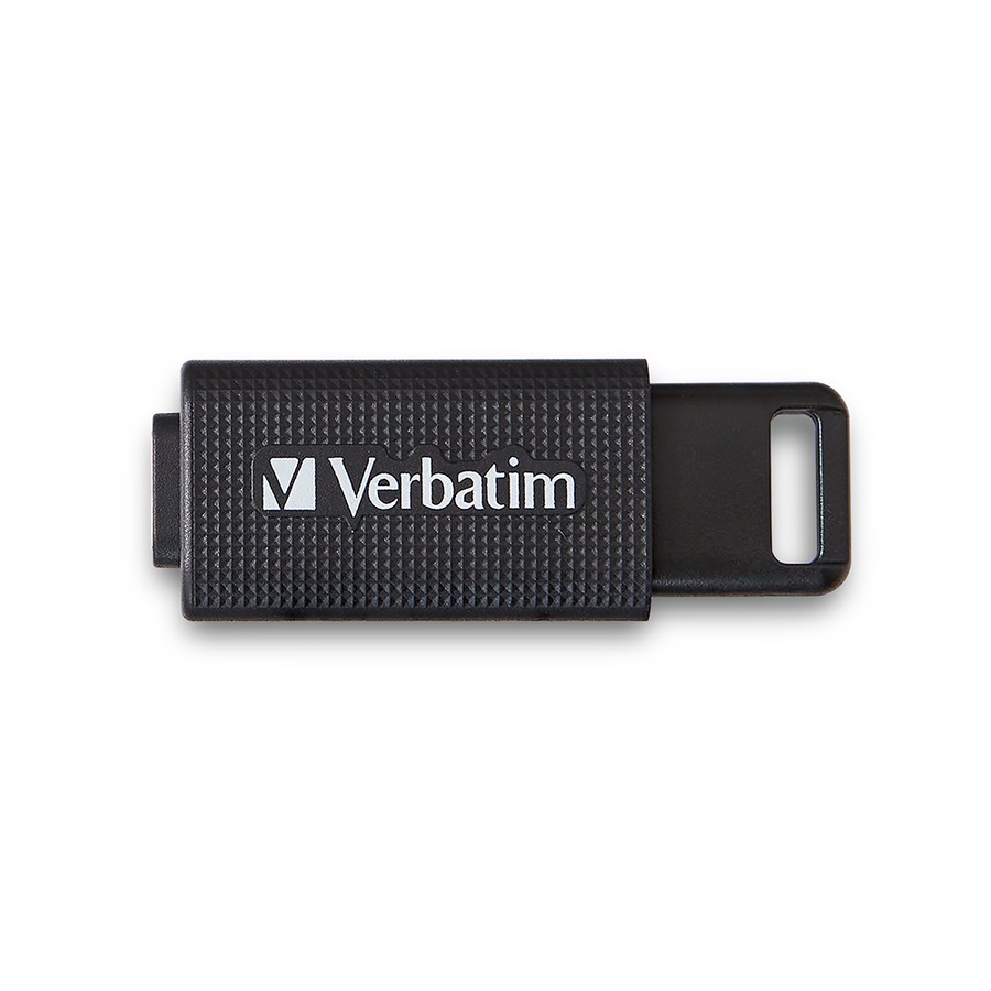 Verbatim USB Type-C 3.2 Gen 1 Flash Drive 32GB File Storage For Smartphone Black