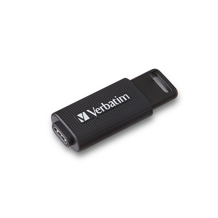 Verbatim USB Type-C 3.2 Gen 1 Flash Drive 32GB File Storage For Smartphone Black