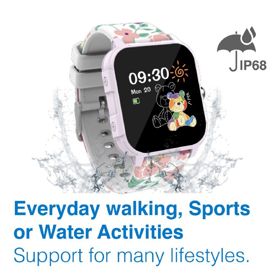Vfitness Momentum 2 Waterproof Smart Watch Sports/Fitness Tracker IP68 Flower