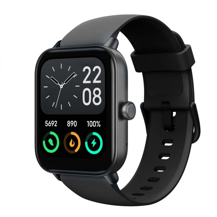 Vfitness Momentum 3 Sports/Fitness Smart Watch w/ Alexa Voice Assist Black