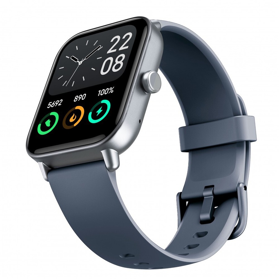 Vfitness Momentum 3 Sports/Fitness Smart Watch w/ Alexa Voice Assist Black