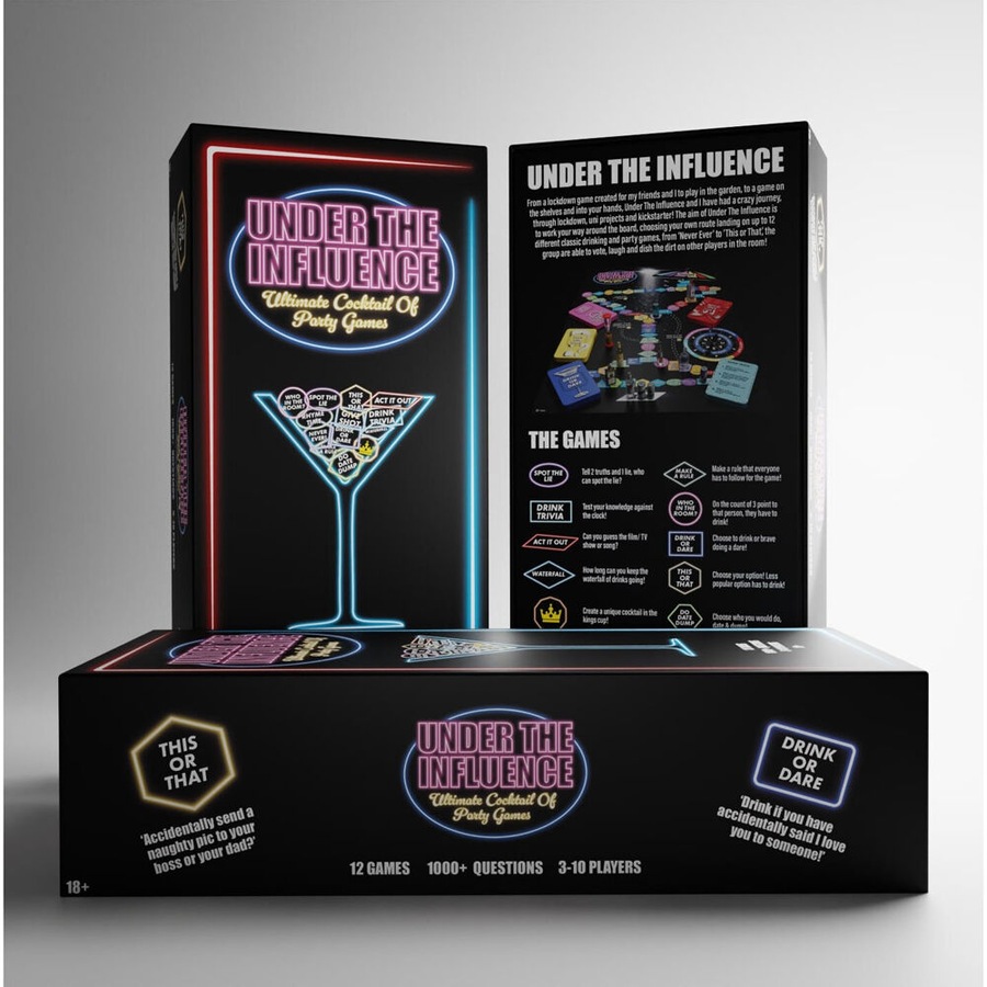 VR Distribution Under The Influence Card Deck Trivia Dare Drinking Game