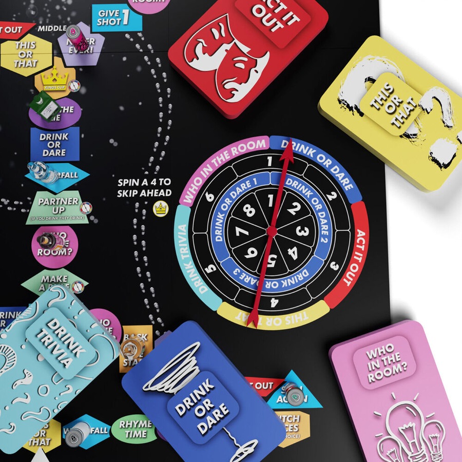 VR Distribution Under The Influence Card Deck Trivia Dare Drinking Game