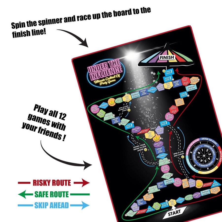 VR Distribution Under The Influence Card Deck Trivia Dare Drinking Game