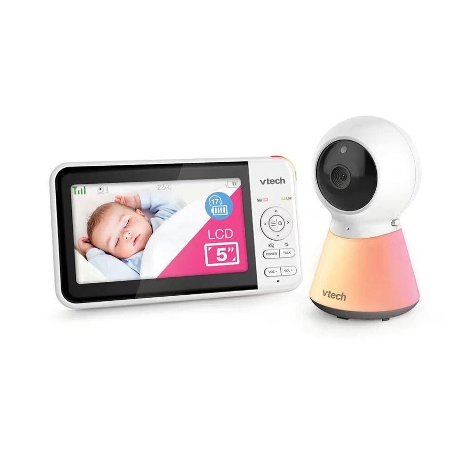 VTech Full Colour Baby/New Born/Infant Video & Audio Monitor Camera White