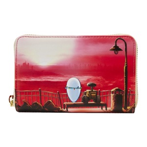 Wall-E Faux Leather Date Night Zip Purse Mini Zip Around Wallet Bag 6x4in