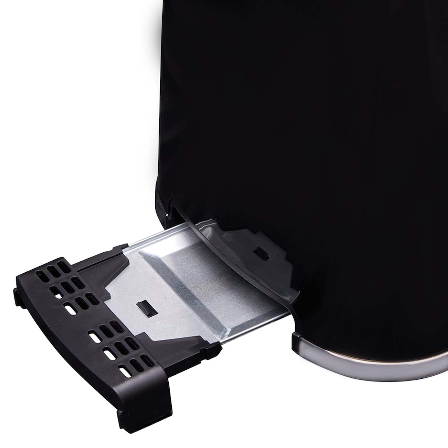 Westinghouse Electric Kitchen Benchtop Bread Toaster Black Extra-Wide 2 Slice
