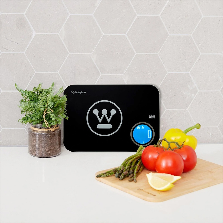 WESTINGHOUSE LCD Touch Display Electronic Kitchen Scale 5KG Black Slimline