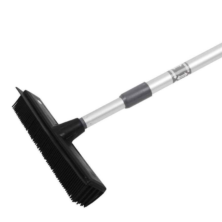 White Magic 150cm Telescopic Locking Pet Hair Broom Carpet/Hard Floor Cleaner