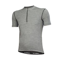 Wilderness Men Short Sleeve Cycle Jersey Thermal Activewear Ice Flow Size 2XL