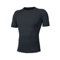 Wilderness Men Short Sleeve Scoop Tee Top Thermal Winter Activewear Size L BLK