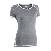 Wilderness Women Short Sleeve Tee Top Shirt Thermal Activewear Size 10 Ice Flow