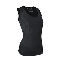 Wilderness Women Singlet Size 12 Thermal Winter/Hiking Slim Fit Activewear BLK