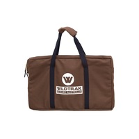 Wildtrak 47.5cm Canvas Carry Bag Storage For 2-Burner Camping Cooking Plate BRN