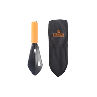 Wildtrak 7-Function 28cm Mini Serrated Hand Shovel w/Pouch Outdoor Camping Black