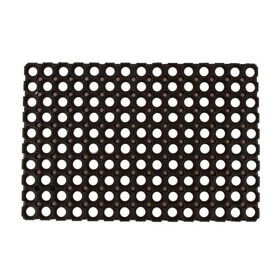 Wildtrak Camper/Tent Hollow Rubber Mat Outdoor Heavy Duty 60x40cm Black