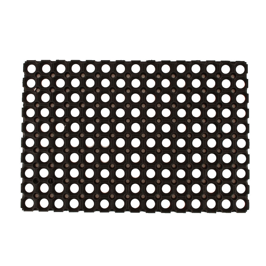Wildtrak Camper/Tent Hollow Rubber Mat Outdoor Heavy Duty 60x40cm Black