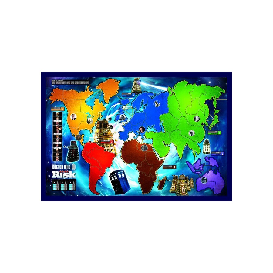 Risk Doctor Who Edition Tabletop Board Game Kids/Family Play Night 10y+