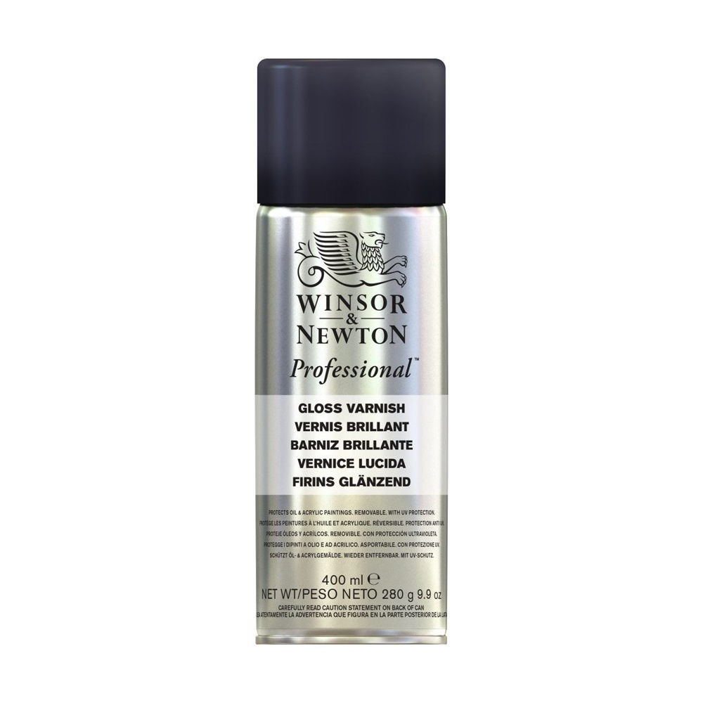 Winsor & Newton 400ml Professional Aerosol Varnish Oil Painting Protection Gloss