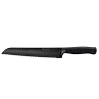 Wusthof New Performer Double-Serrated Bread Knife Non-Slip 23cm Blade Black