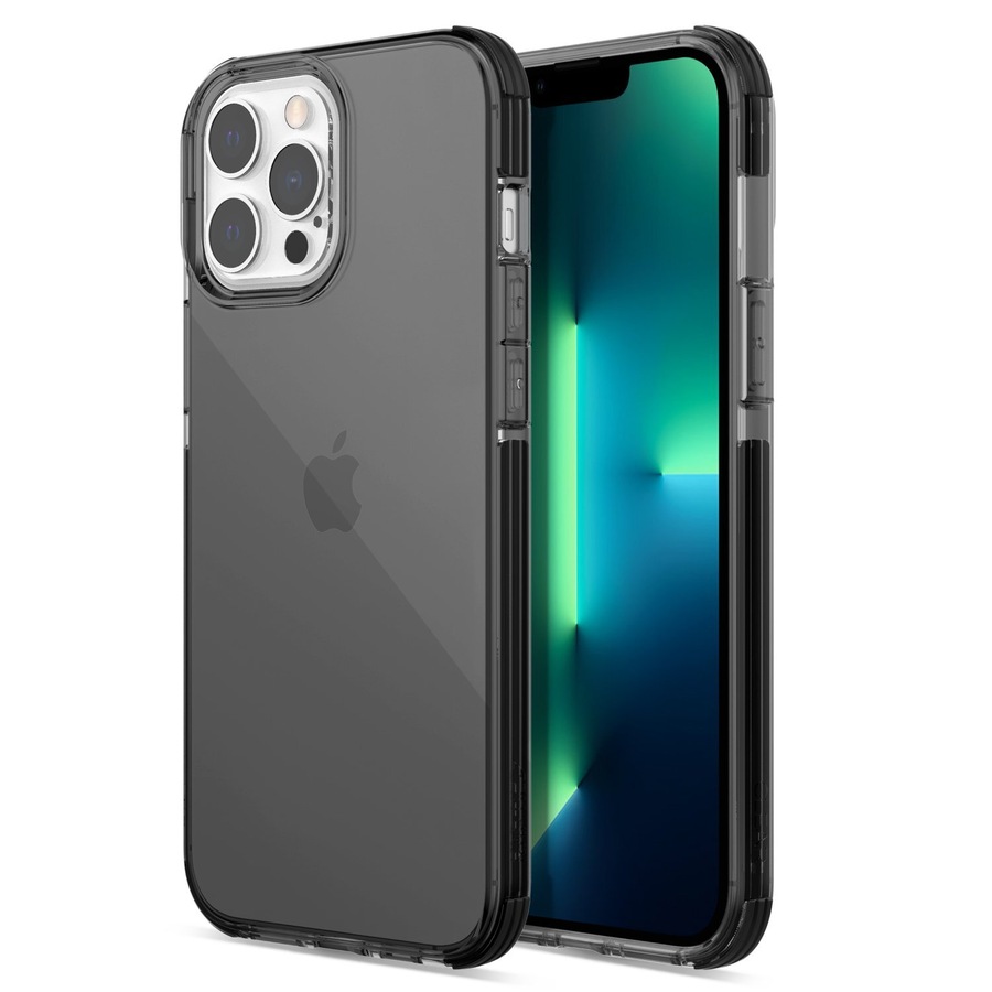 X-Doria Raptic Clear Shockproof Case/Cover For Apple iPhone 13 Pro Max Smoke