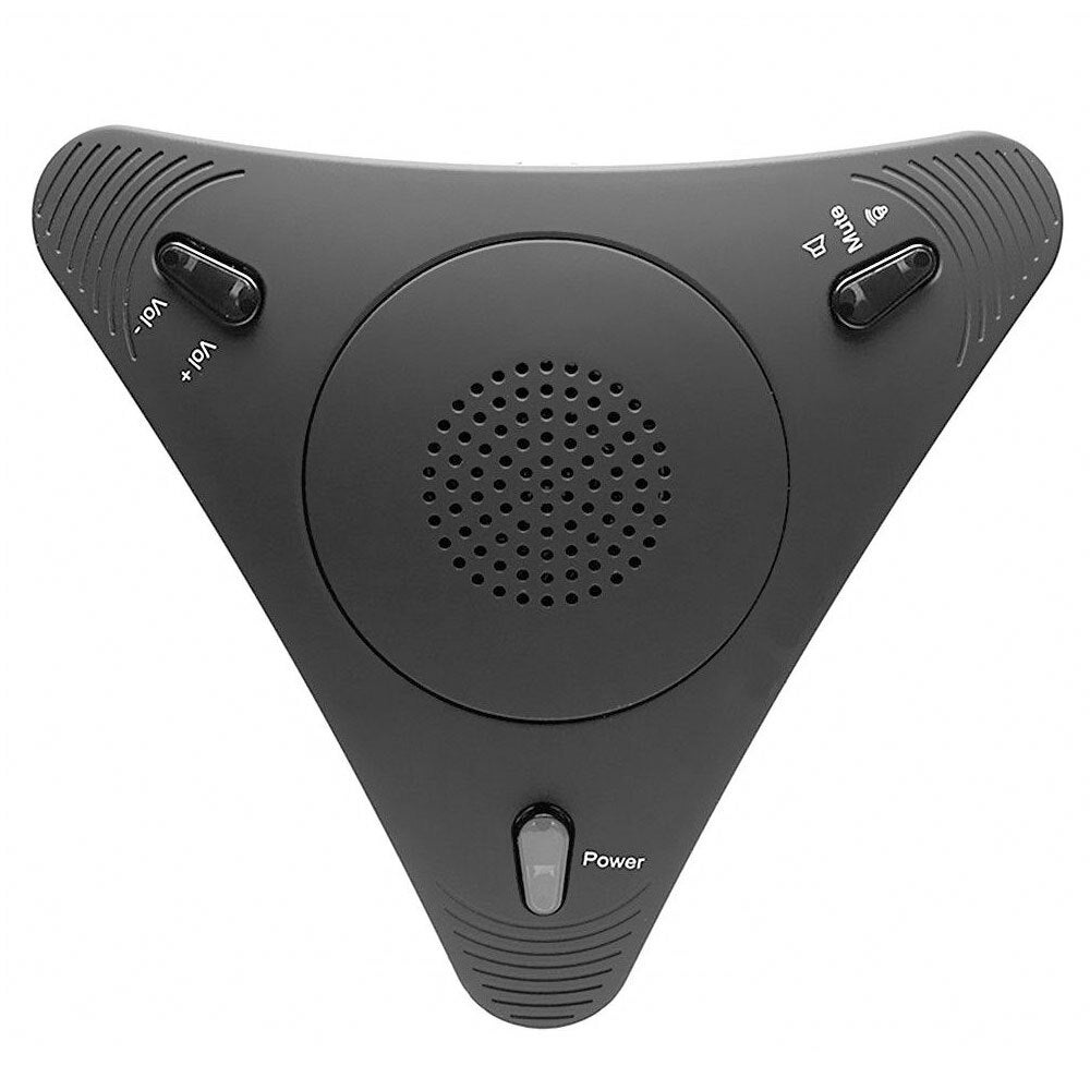 Xcessories Omnidirectional VoIP Conference Station Meeting USB Microphone Black