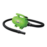 xPower Pro at Home Pet Hair Dryer/Car Handheld Vacuum Cleaner w/6 Nozzles Green
