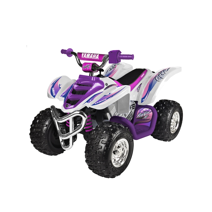 Yamaha Kids/Children 12V Electric Raptor ATV Ride On Girls Outdoor Toy Purple 3+