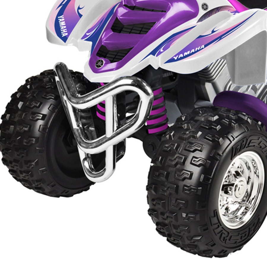 Yamaha Kids/Children 12V Electric Raptor ATV Ride On Girls Outdoor Toy Purple 3+