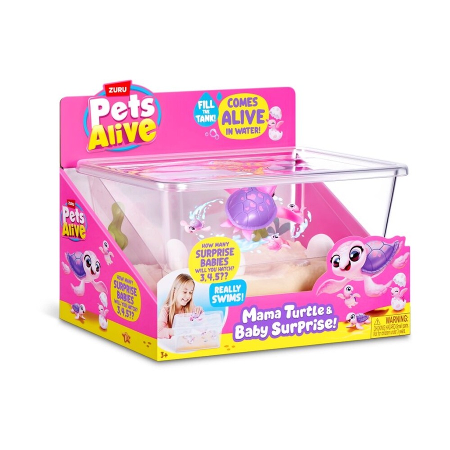 Zuru Pet's Alive Mama Turtle Surprise Playset Doll Kids/Children - 3y+