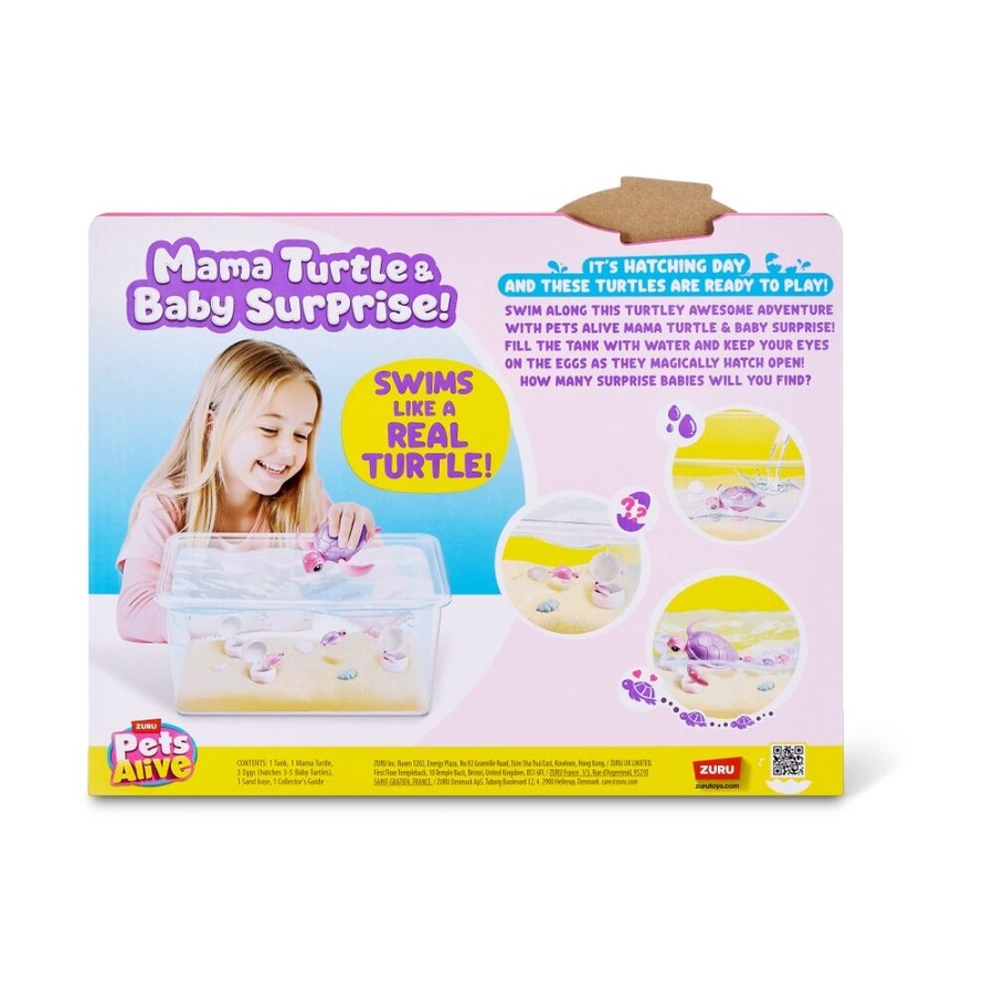 Zuru Pet's Alive Mama Turtle Surprise Playset Doll Kids/Children - 3y+