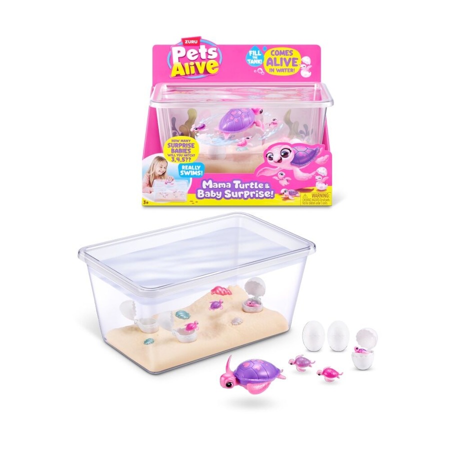 Zuru Pet's Alive Mama Turtle Surprise Playset Doll Kids/Children - 3y+