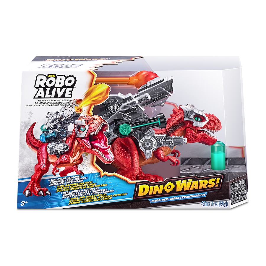 Zuru Robo Alive Dino Wars Giant Battling T-Rex Light-Up Kids/Children Toy 3+