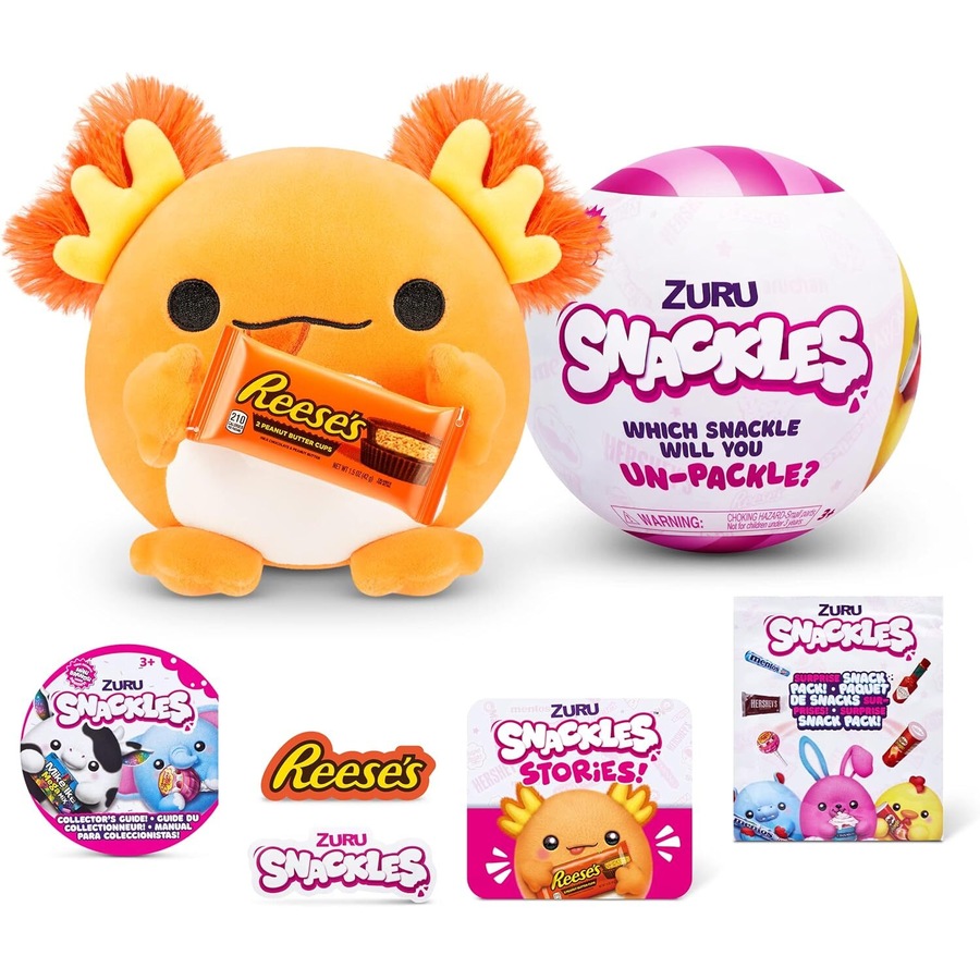 Zuru Snackles 5'' Series 1 Squishy Snack Kids Play Toy Collectable Assort 3+