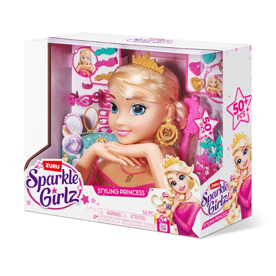 Zuru Sparkle Girlz Kids/Children Fashion Styling Head w/Fantasy Nail Design 3+