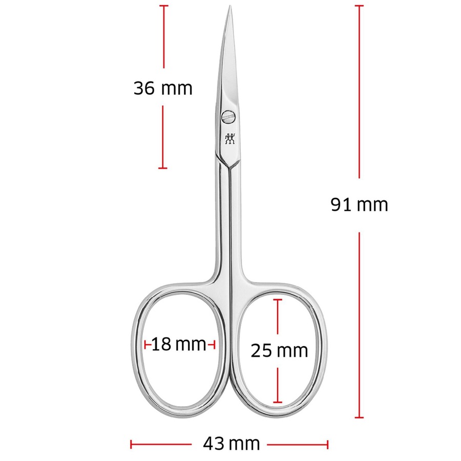 Zwilling Classic Inox Stainless Steel Trimming Cuticle Scissors Manicure Silver