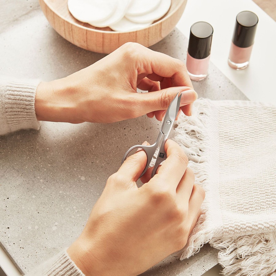 Zwilling Twinox Stainless Steel Combination Nail Scissors Curved Trimming Silver