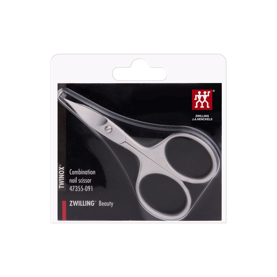 Zwilling Twinox Stainless Steel Combination Nail Scissors Curved Trimming Silver