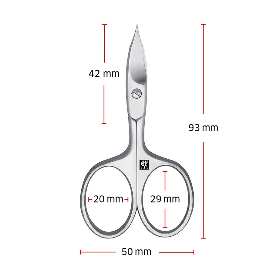 Zwilling Twinox Stainless Steel Combination Nail Scissors Curved Trimming Silver