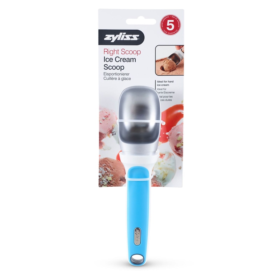 Zyliss Right Scoop Steel Ice Cream Scooper Party Dessert Serving Spoon Assorted